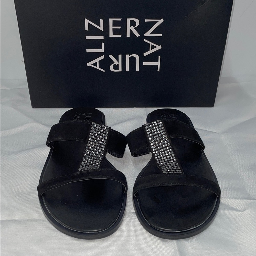 NATURALIZER FARICA BLACK SANDALS FTL-03-009